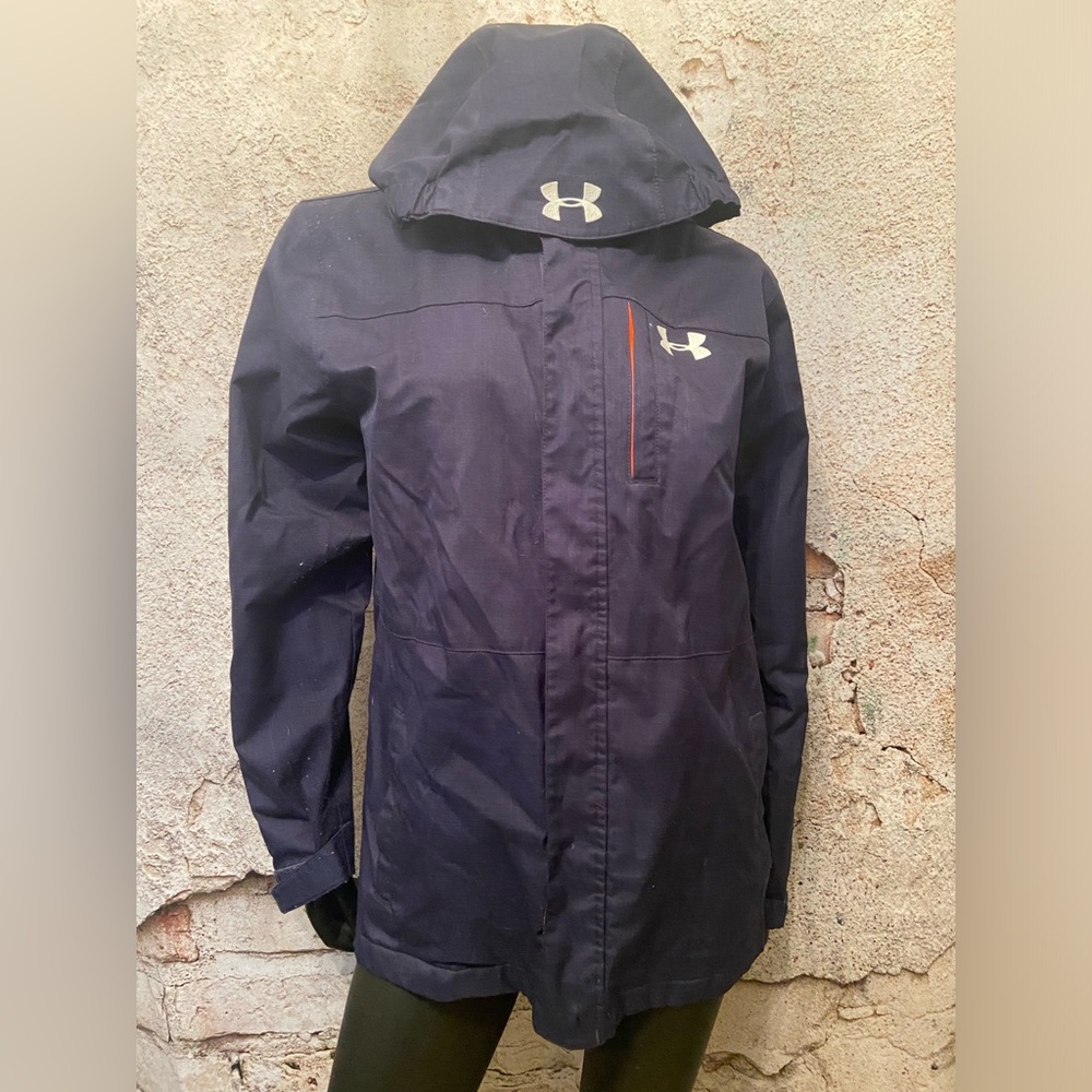 Under Armour Navy Coldgear Double Zipper Jacket